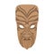 Maori wooden mask