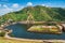 Maota Lake and Gardens of Amber Fort in Jaipur, Rajasthan, India