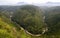 \'Map of Africa\', aerial photo of the Kaaimans River valley, Wilderness National Park.