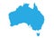 Map of australia. High detailed vector map - australia.