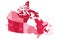 Map of Canada divided into 10 provinces and 3 territories. Administrative regions of Canada. Pink map with labels