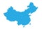 Map of china. High detailed vector map - china.