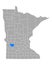 Map of Chippewa in Minnesota