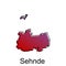 map City of Sehnde, World Map International vector design template