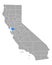 Map of Contra Costa in California