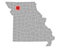 Map of Daviess in Missouri