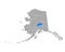 Map of Denali in Alaska
