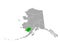 Map of Dillingham in Alaska