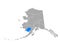 Map of Dillingham in Alaska