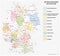 Map of the eleven German metropolitan regions in german language