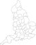 map of England