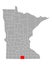 Map of Faribault in Minnesota