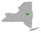 Map of Fulton in New York