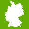 Map of Germany icon green
