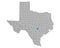 Map of Hays in Texas