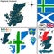 Map of Highland, Scotland