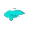 Map of Honduras Vector Design Template.