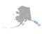 Map of Hoonah-Angoon in Alaska