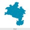 map of Kassel is a region in Hesse state of Germany