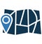 Map Locator Isolated Vector Icon use for Travel and Tour Projects