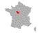 Map of Loir-et-Cher in France