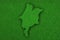 Map of Maranhao on green felt