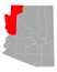 Map of Mohave in Arizona