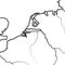 Map of The NETHERLANDISH Lands: The Netherlands, Belgium, Luxembourg (Benelux). Geographic chart.