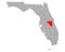 Map of Osceola in Florida