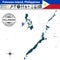 Map of Palawan island, Philippines