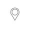 Map pin icon, location vector illustation icon