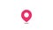 Map pin icon For setting travel goals Navigating to your destination. 2D Animation