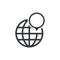 Map pin point icon. Locator position pinpoint vector. Trendy navigation symbol for website design, mobile app. Logo illustration