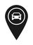 Map pin pointer navigation location car