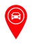 Map pin pointer navigation location car