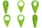 Map pointer 3d pin. Map pointer vector illustration. Location symbols. Web location point, pointer 3d arrow mark. Vector
