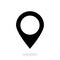 Map pointer vector icon marker location. GPS location symbol navigation for your web site design, logo, app, UI. illustration