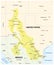 Map of the Rio Grande, Rio Bravo Drainage Basin, Mexico, United States