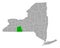 Map of Steuben in New York