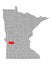 Map of Swift in Minnesota