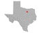 Map of Tarrant in Texas