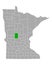 Map of Todd in Minnesota