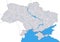 Map of Ukraine, template, bunner