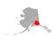 Map of Valdez-Cordova in Alaska