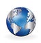 Map world globe
