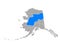 Map of Yukon-Koyukuk in Alaska