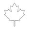 Maple leaf canada vector symbol icon design