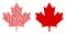 Maple Leaf Composition of Binary Digits