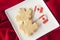 Maple Leaf Cookies with Canadian Flags