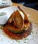 Maple nutmeg butter pancake